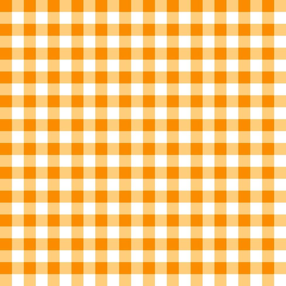 Orange Plaid Muster Hintergrund. Plaid Muster Hintergrund. Plaid Hintergrund. nahtlos Muster. zum Hintergrund, Dekoration, Geschenk Verpackung, Gingham Tischdecke, Decke, Schottenstoff. vektor