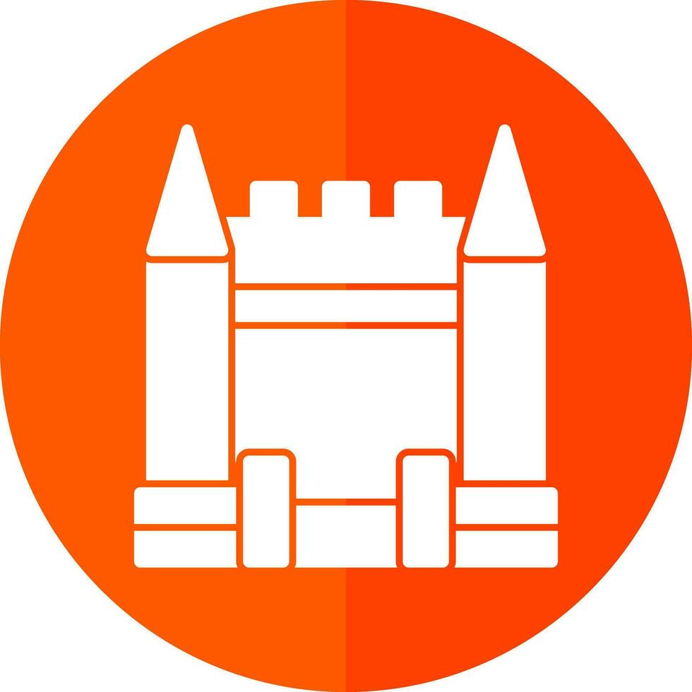 aufblasbar Schloss Vektor Symbol Design