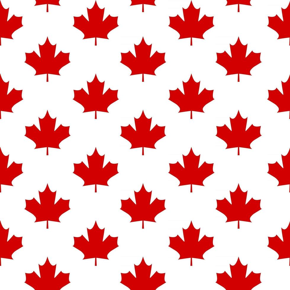 Rotahorn Kanada nahtlose Muster. Vektor-Illustration vektor