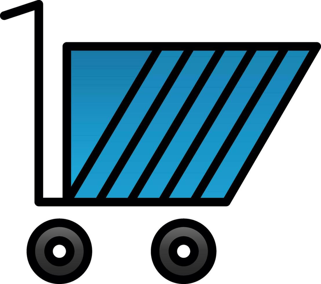 Trolley-Vektor-Icon-Design vektor