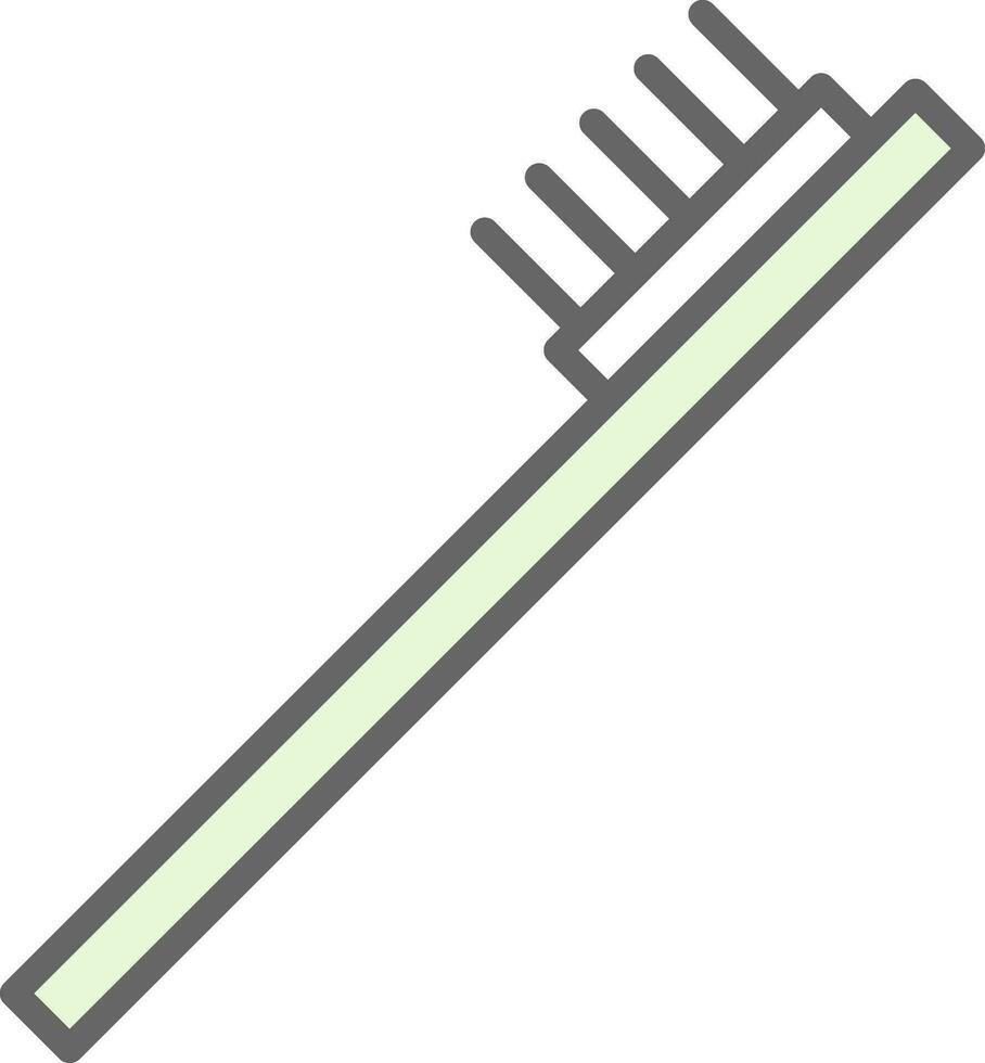 tandborste vektor ikon design
