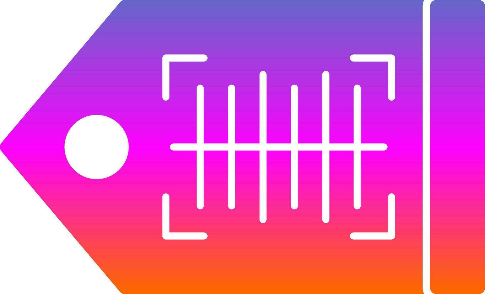 Barcode Scanner Vektor Symbol Design