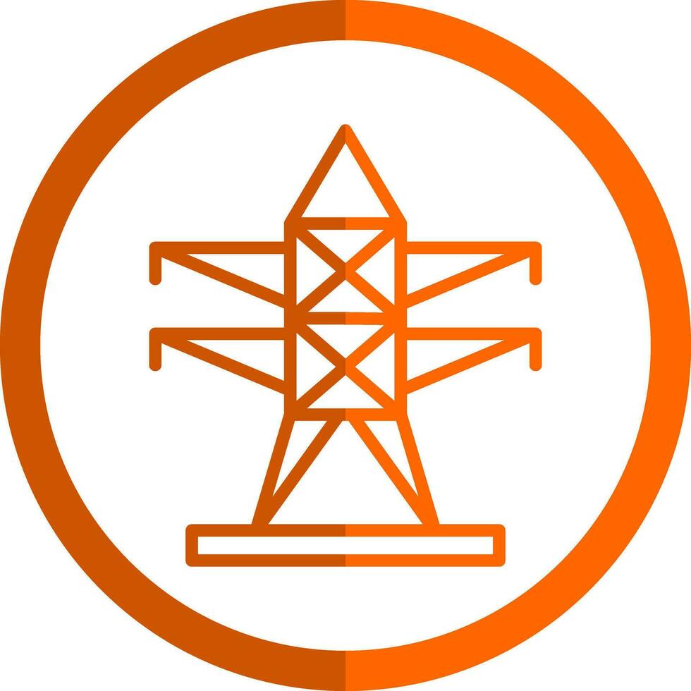 Turm-Vektor-Icon-Design vektor