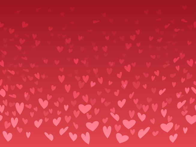 Seamless Valentinsdag bakgrund med hjärtformat mönster. vektor