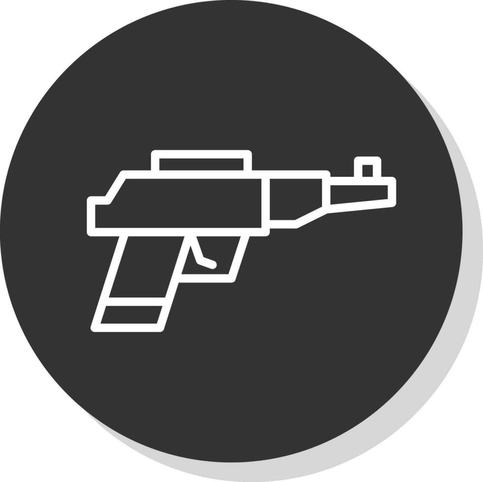 leksak pistol vektor ikon design