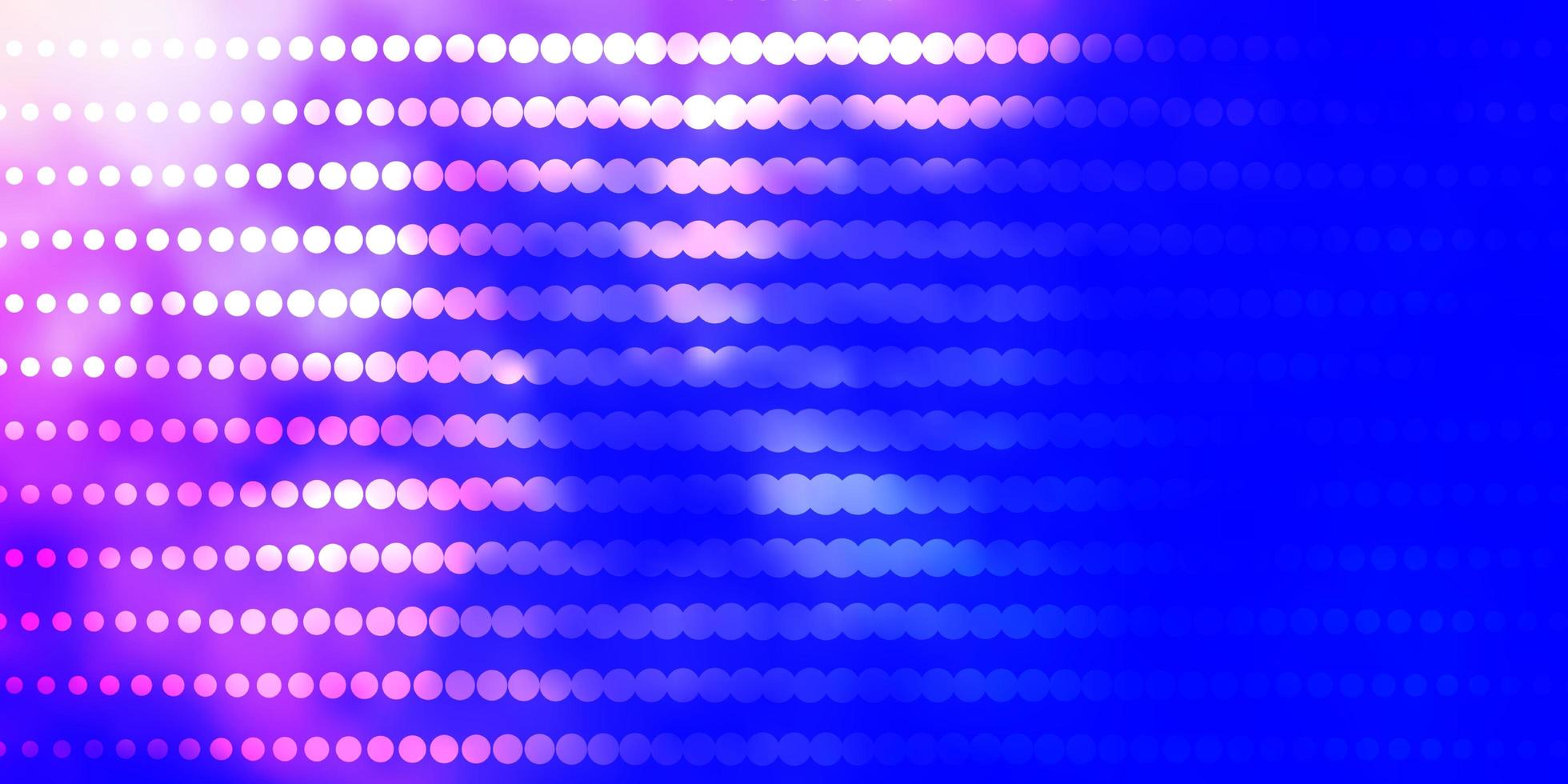 ljusrosa blå vektor bakgrund med cirklar