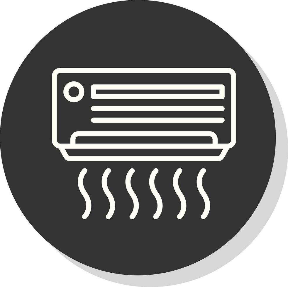 Klimaanlage-Vektor-Icon-Design vektor