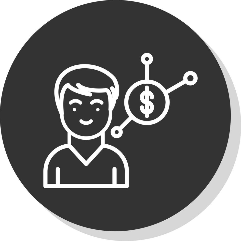 Crowdfunding-Vektor-Icon-Design vektor