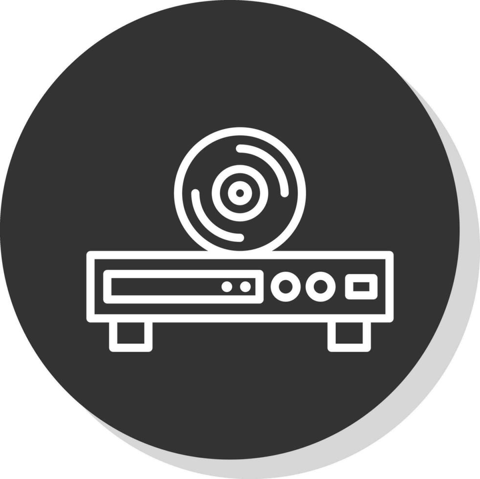 DVD Spieler Vektor Symbol Design