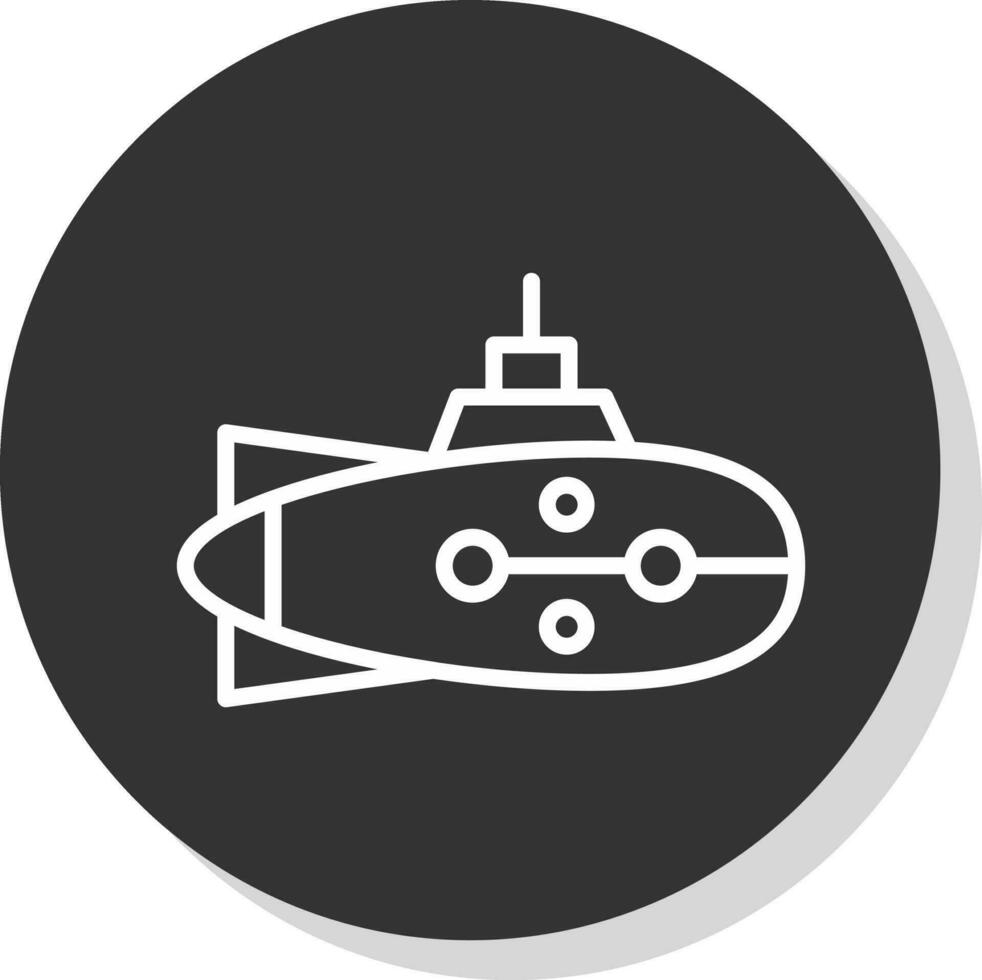 U-Boot-Vektor-Icon-Design vektor