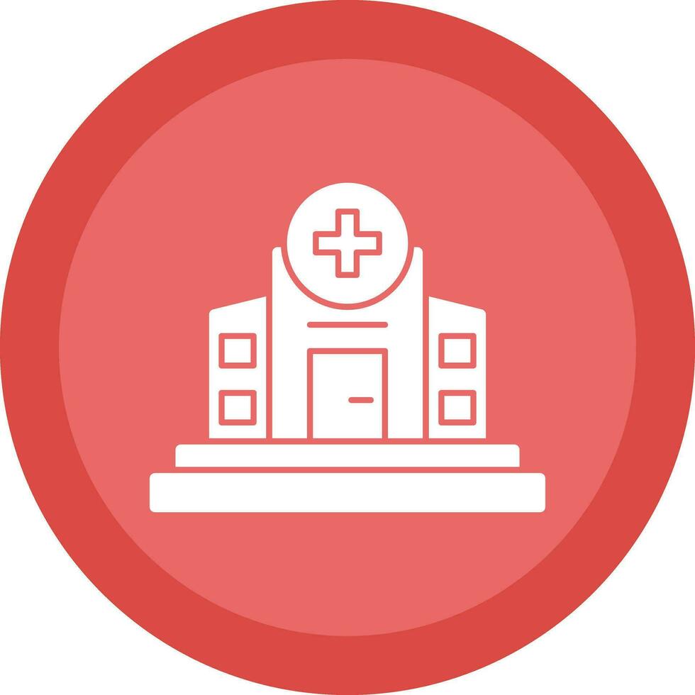 Krankenhaus-Vektor-Icon-Design vektor