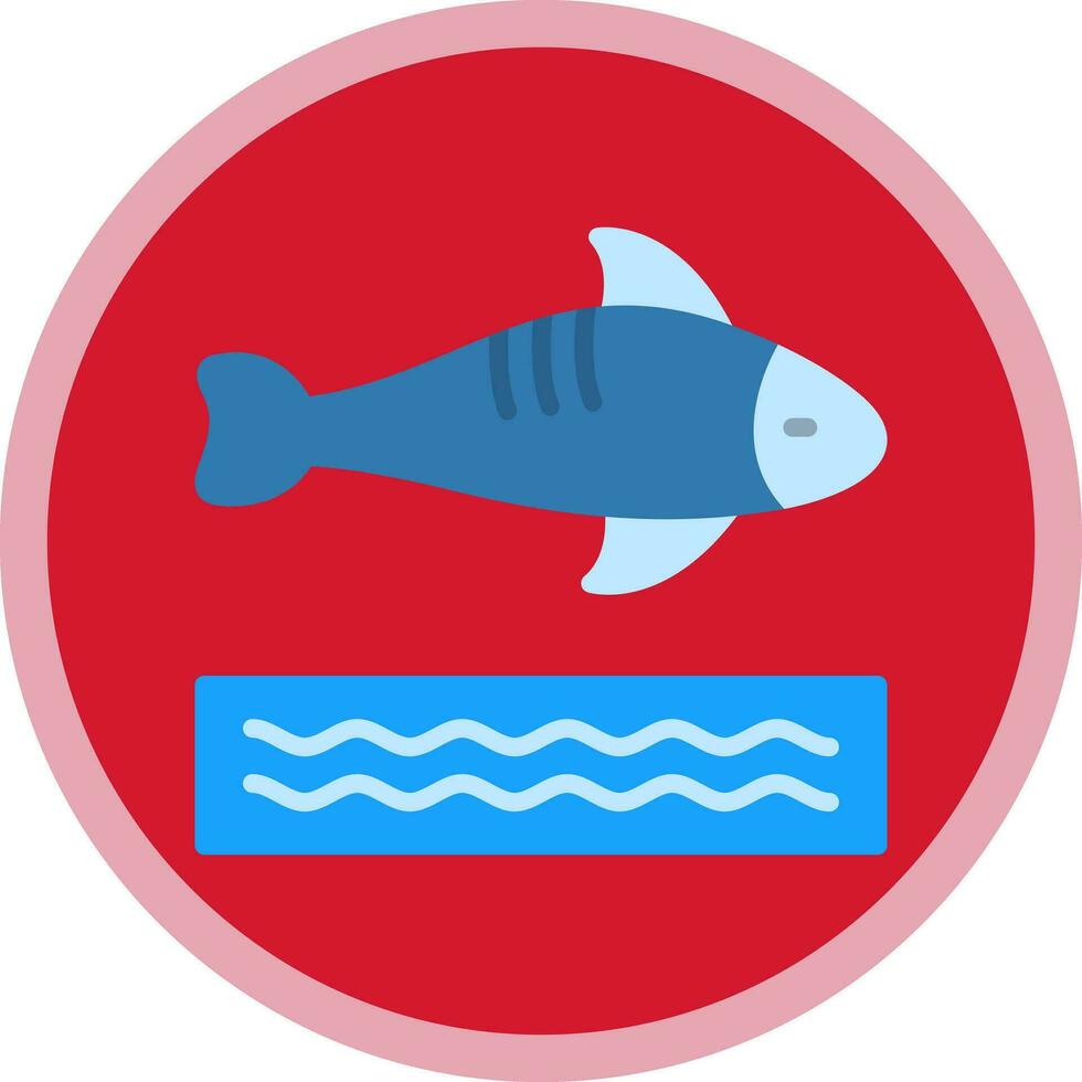 Fisch-Vektor-Icon-Design vektor