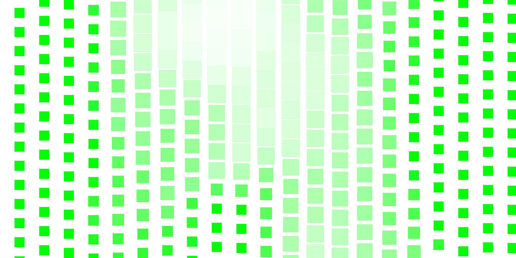 hellgrüner Vektorhintergrund mit Rechtecken. abstrakte Farbverlaufsillustration mit Rechtecken. moderne Vorlage für Ihre Zielseite. vektor