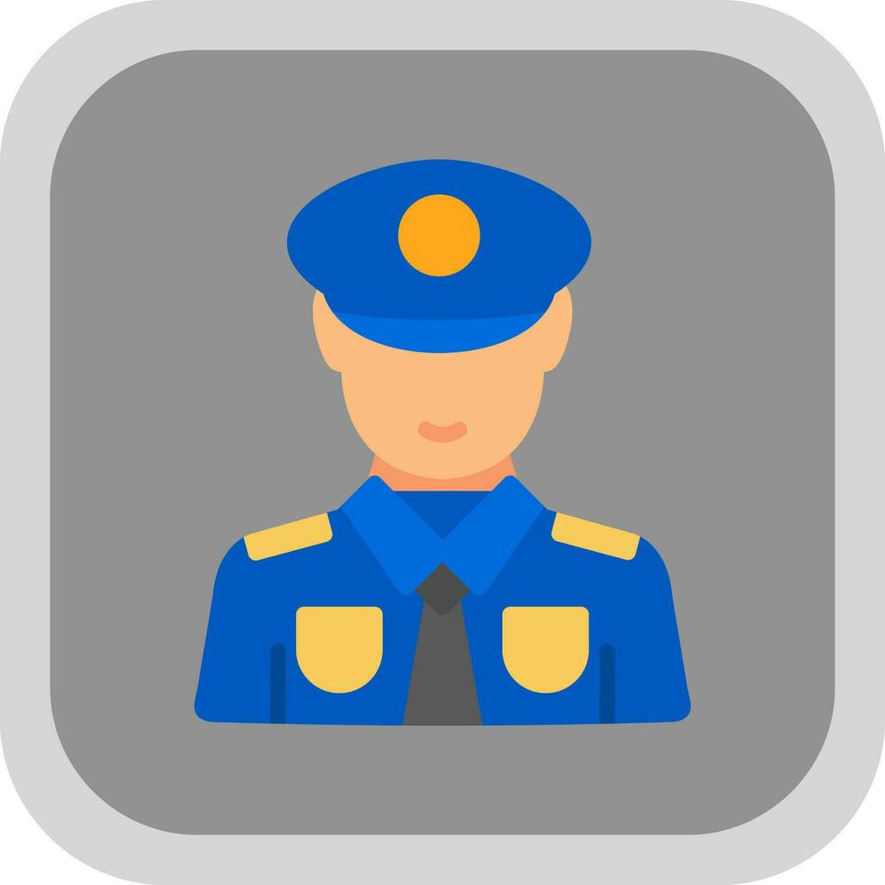 Polizei-Vektor-Icon-Design vektor