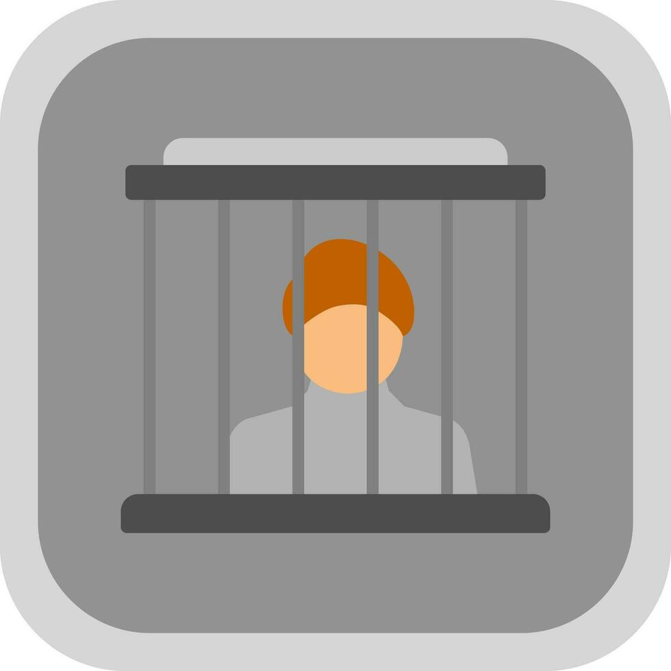 Gefangener-Vektor-Icon-Design vektor