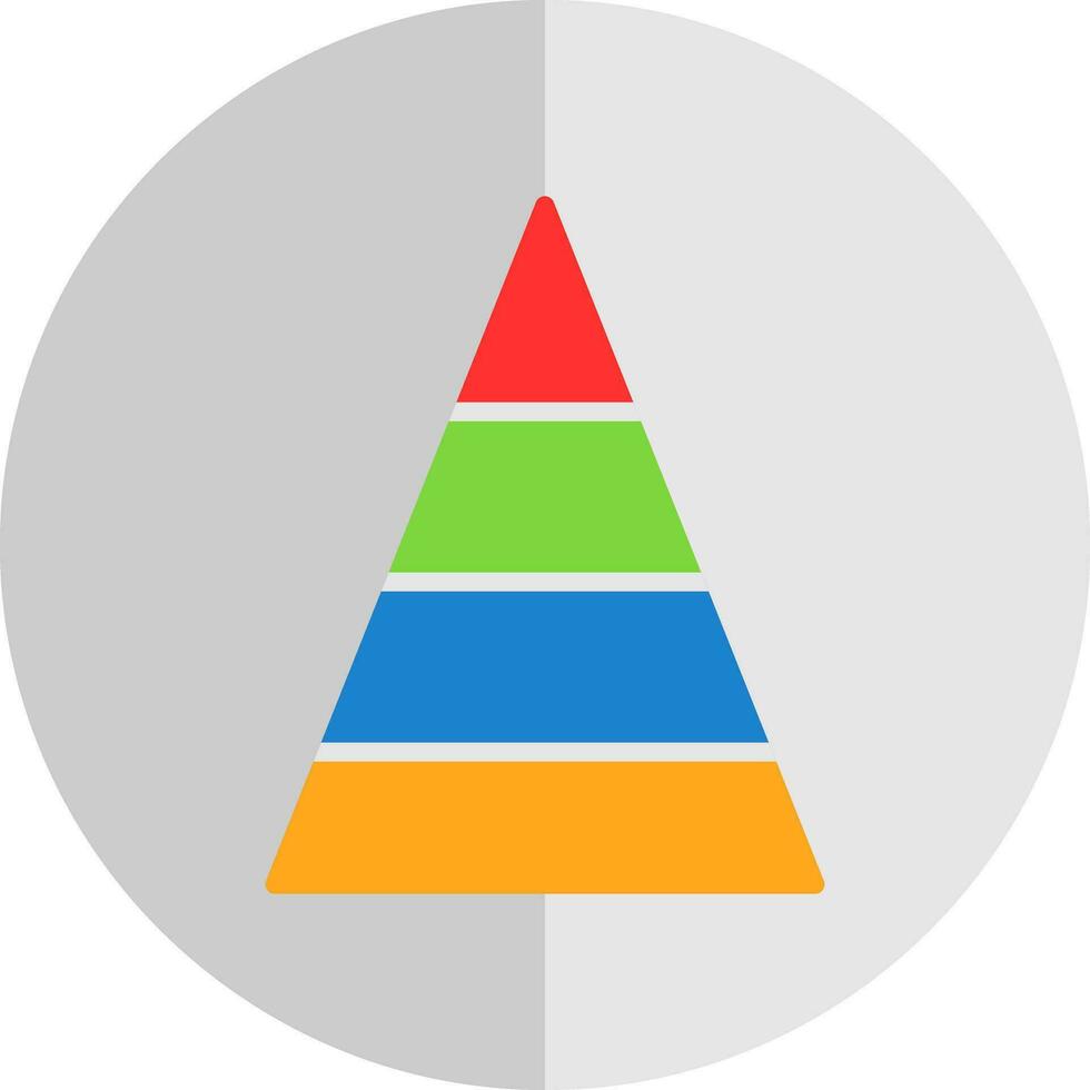 Pyramidenvektor-Icon-Design vektor