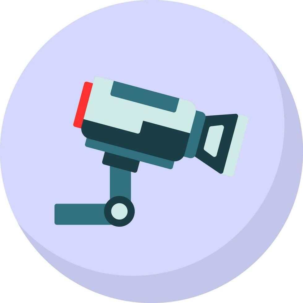 Überwachungskamera-Vektor-Icon-Design vektor