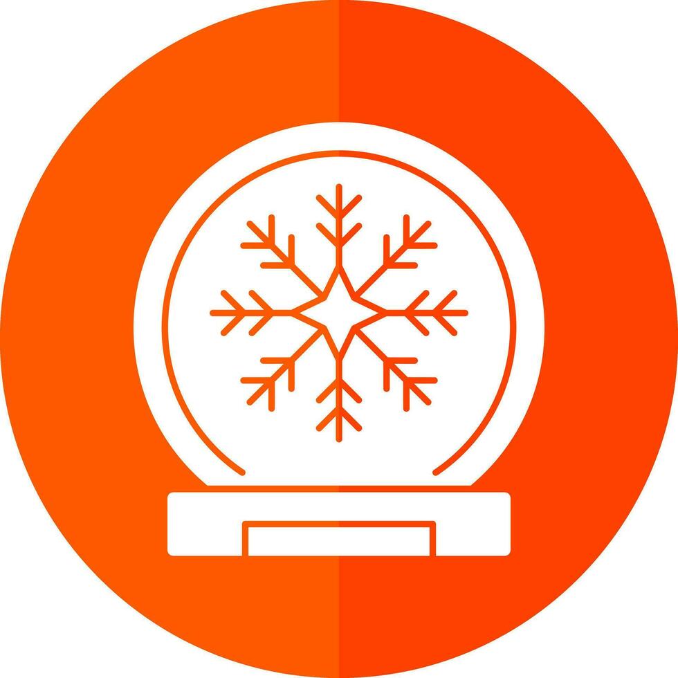 Schnee Globus Vektor Symbol Design