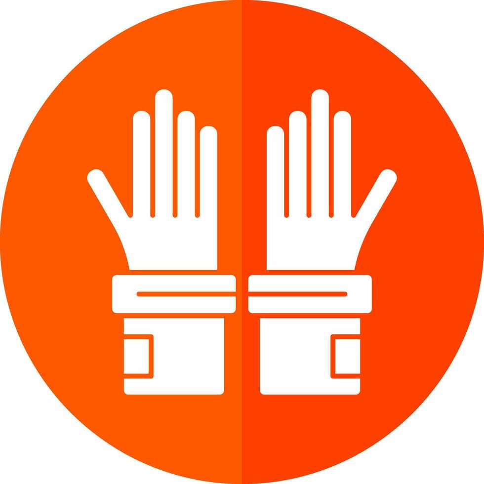 Handschuhe-Vektor-Icon-Design vektor