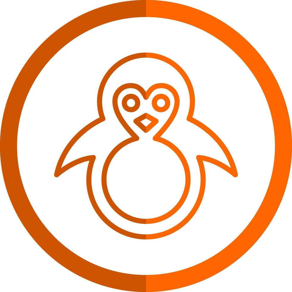 Pinguin Vektor Symbol Design