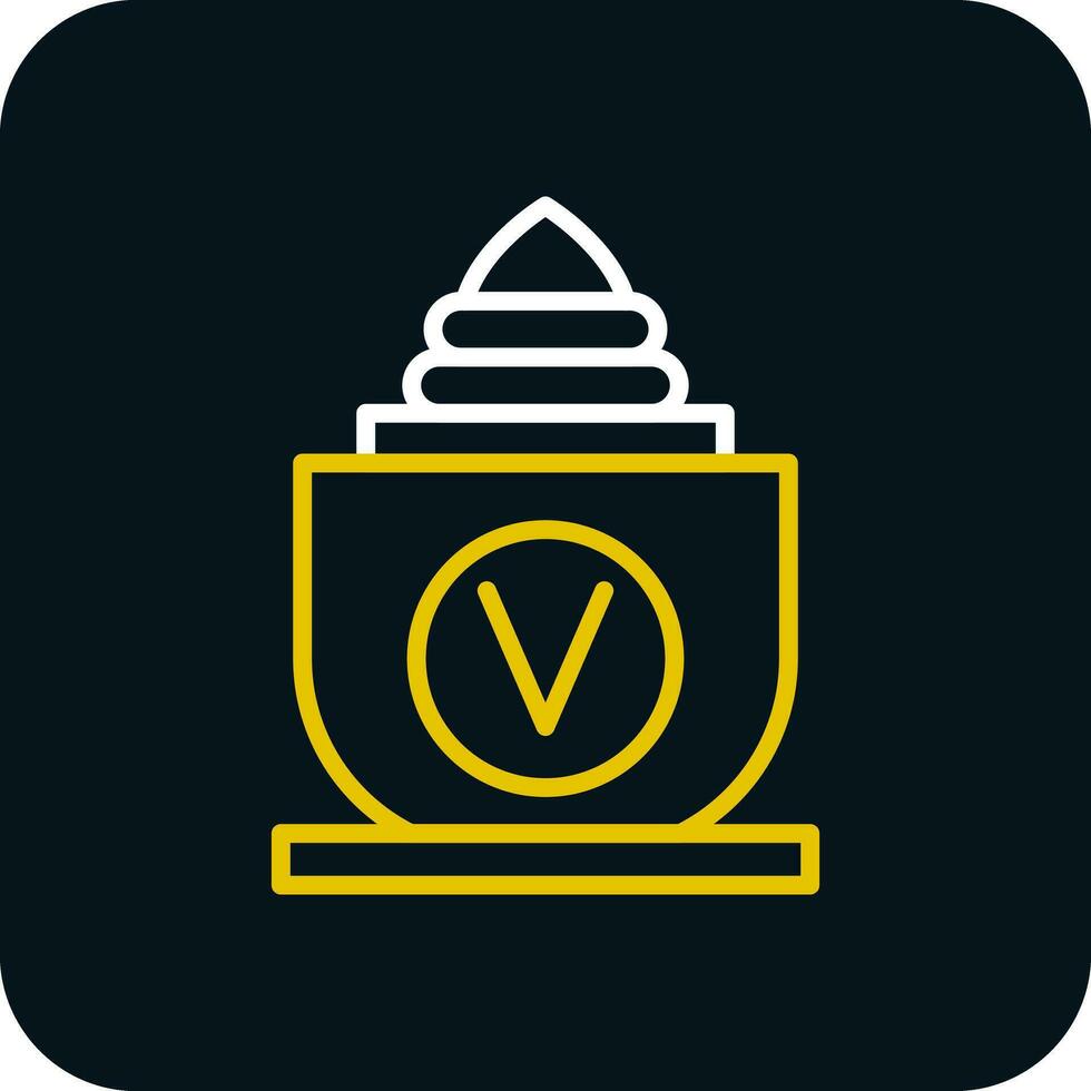 Vase-Vektor-Icon-Design vektor