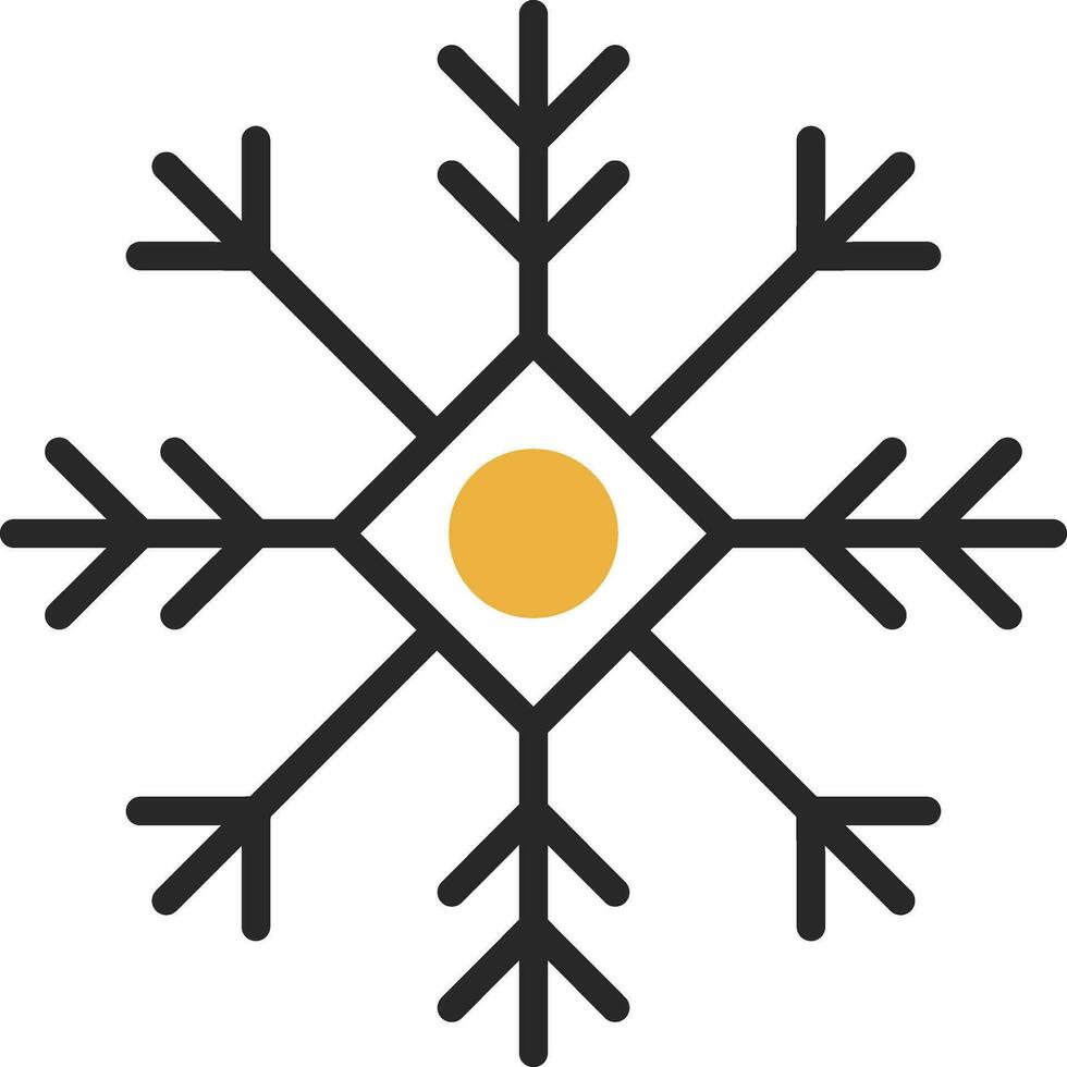 Eis Kristall Vektor Symbol Design