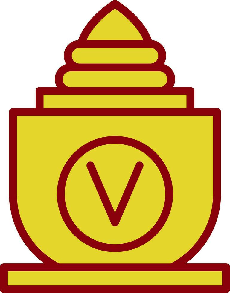 Vase-Vektor-Icon-Design vektor