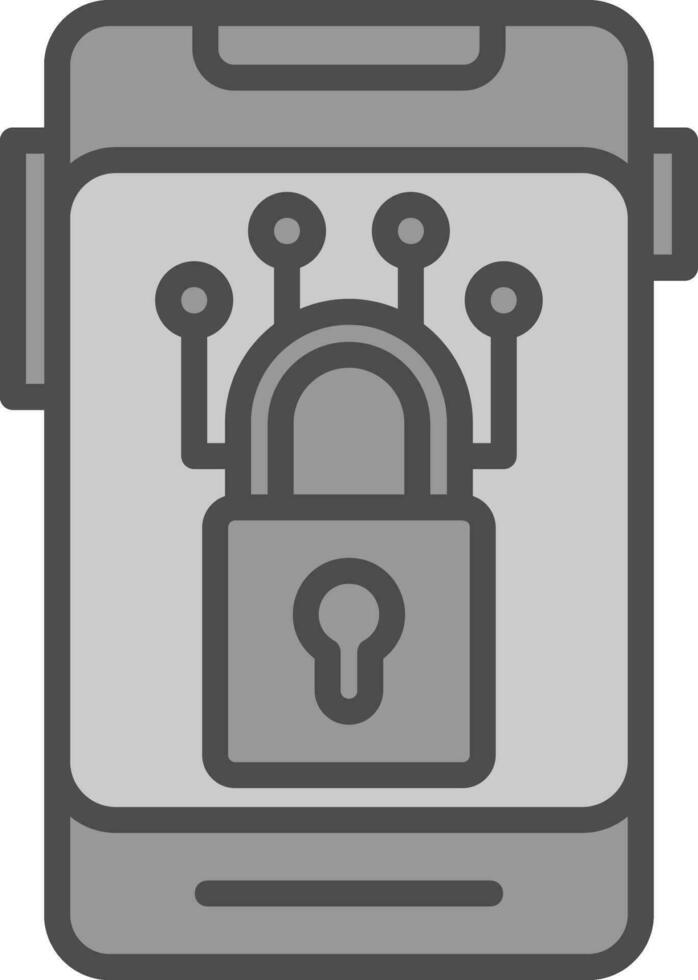 cyber säkerhet vektor ikon design