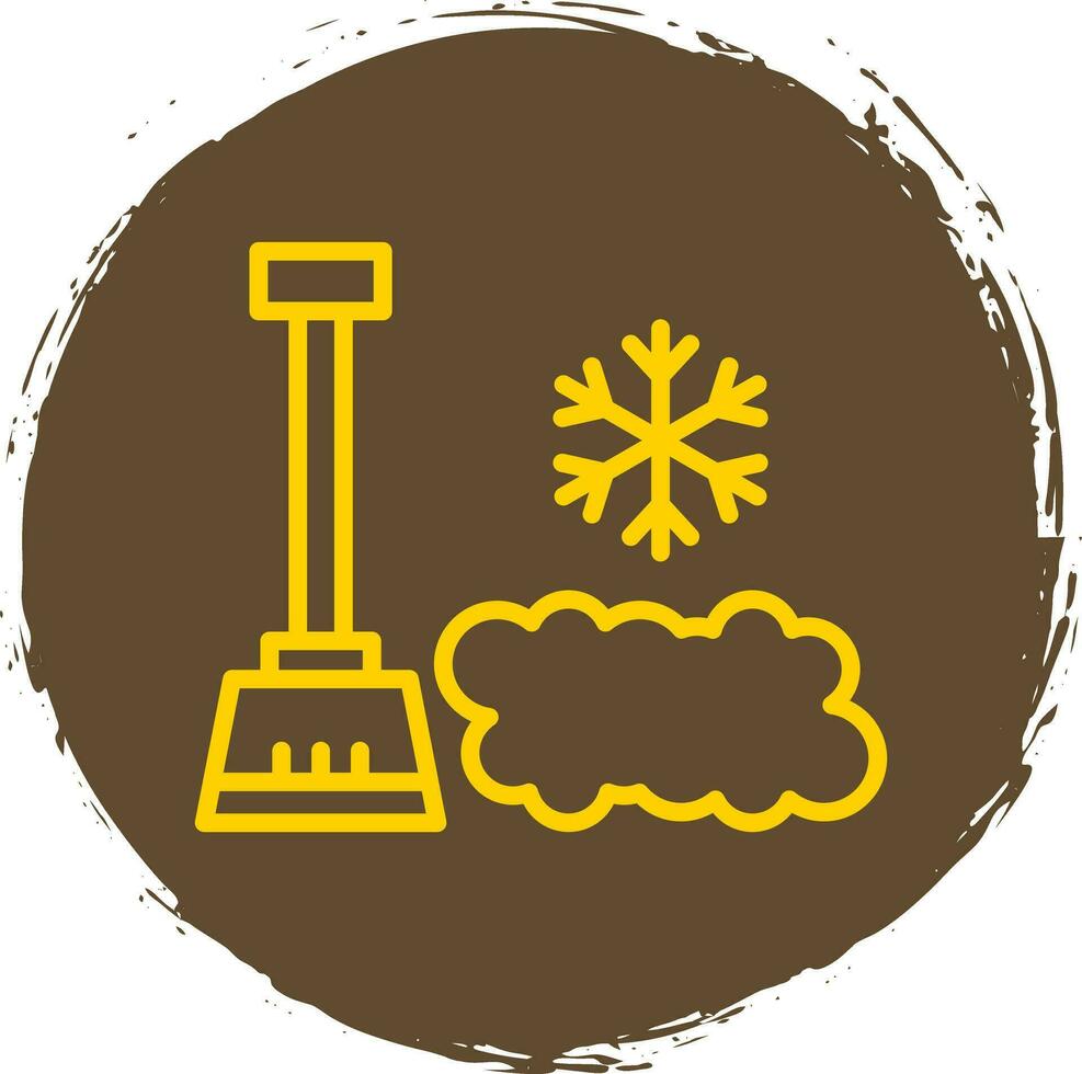 Schnee Schaufel Vektor Symbol Design