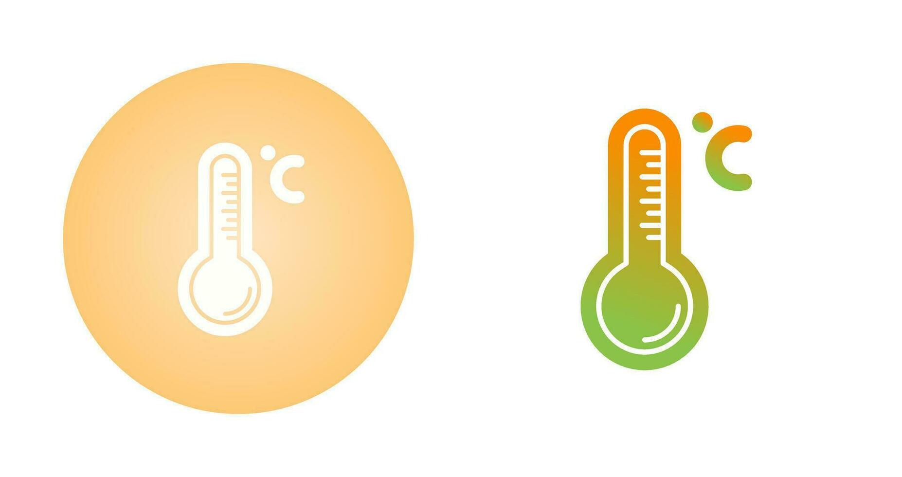 Thermometer-Vektor-Symbol vektor