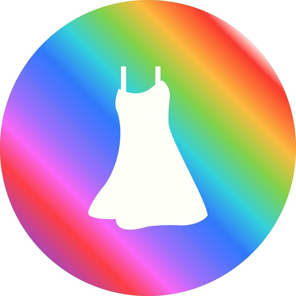 natt klänning vektor ikon