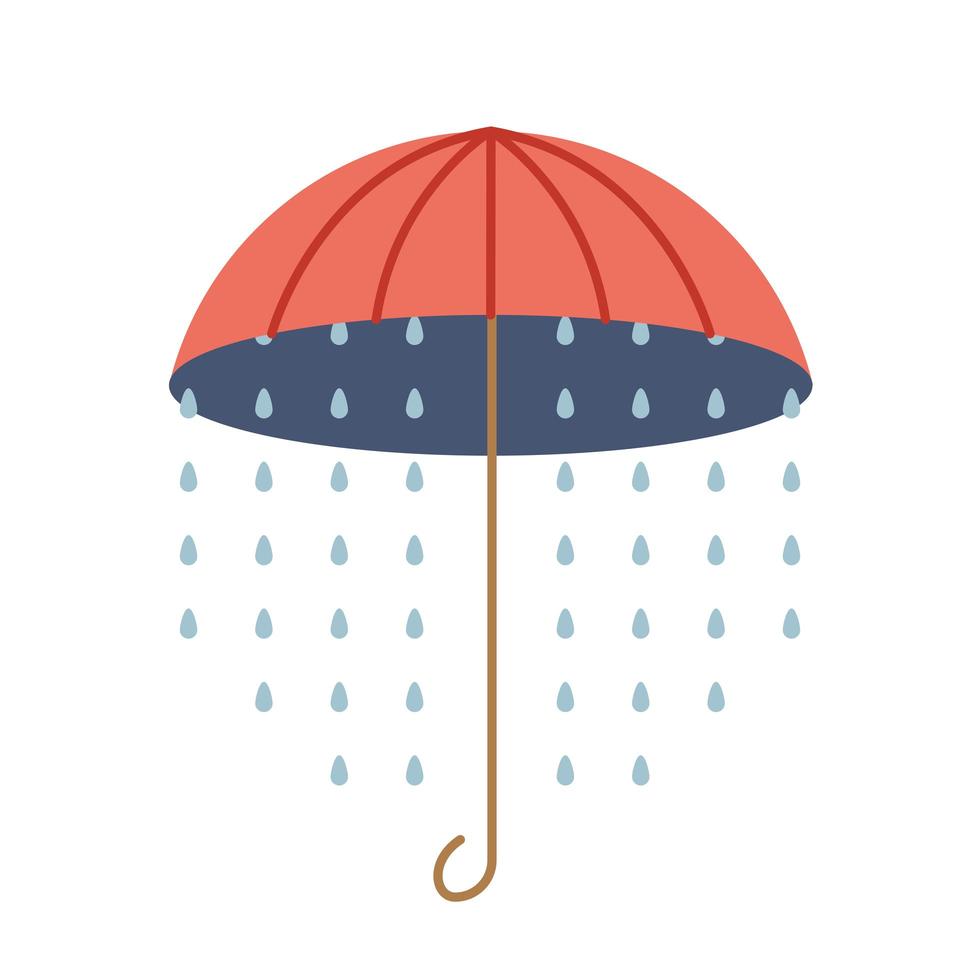 Regenschirm-Regen-Symbol vektor