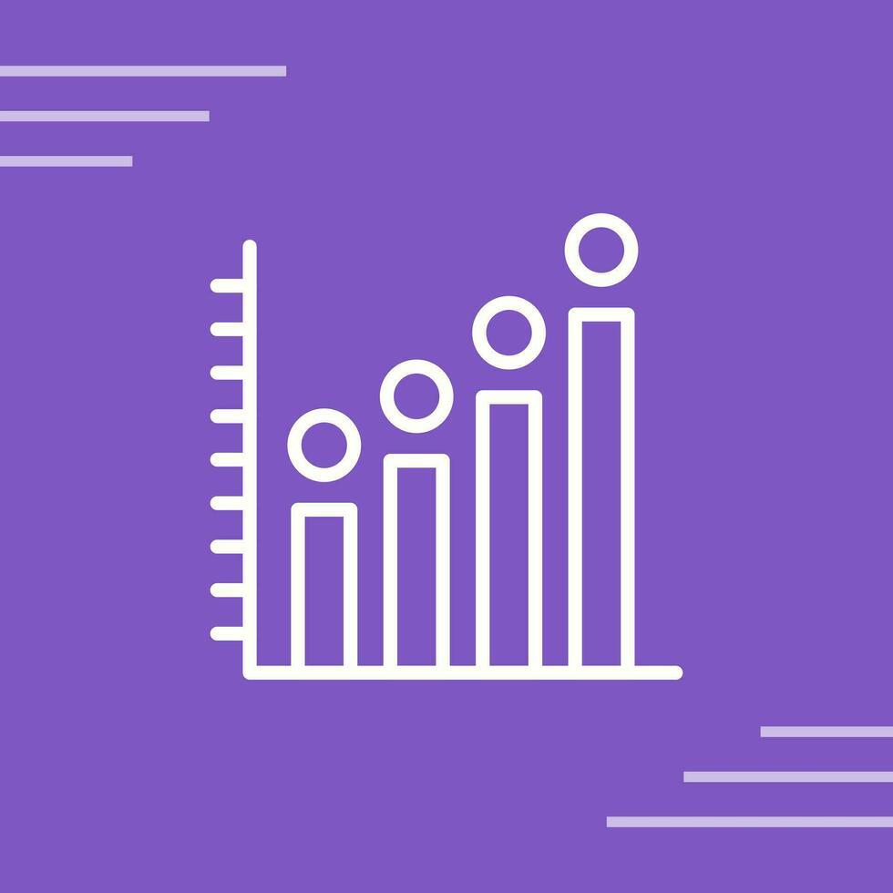 Diagrammvektorsymbol vektor