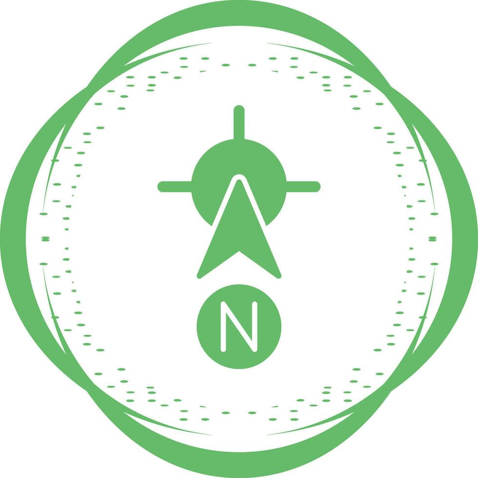 Nordvektorsymbol vektor