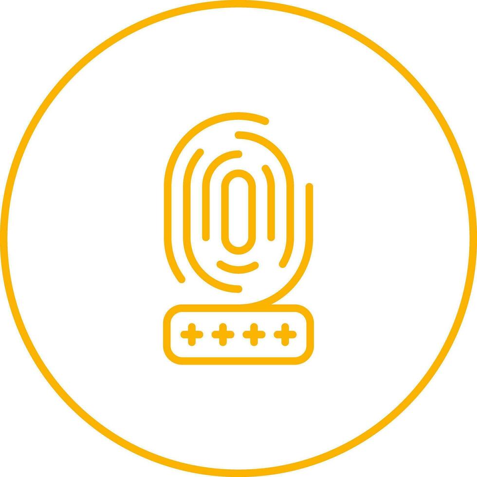 Biometrie Vektor Symbol