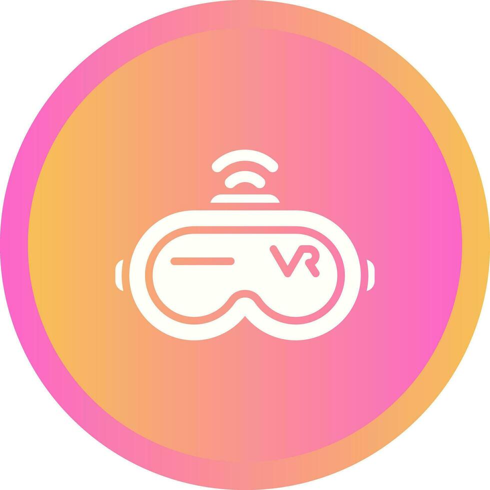 virtuell verklighet headsetet vektor ikon