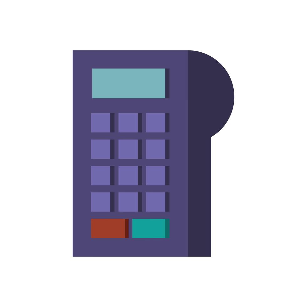 Debit Dataphone Symbol Vektor-Design vector