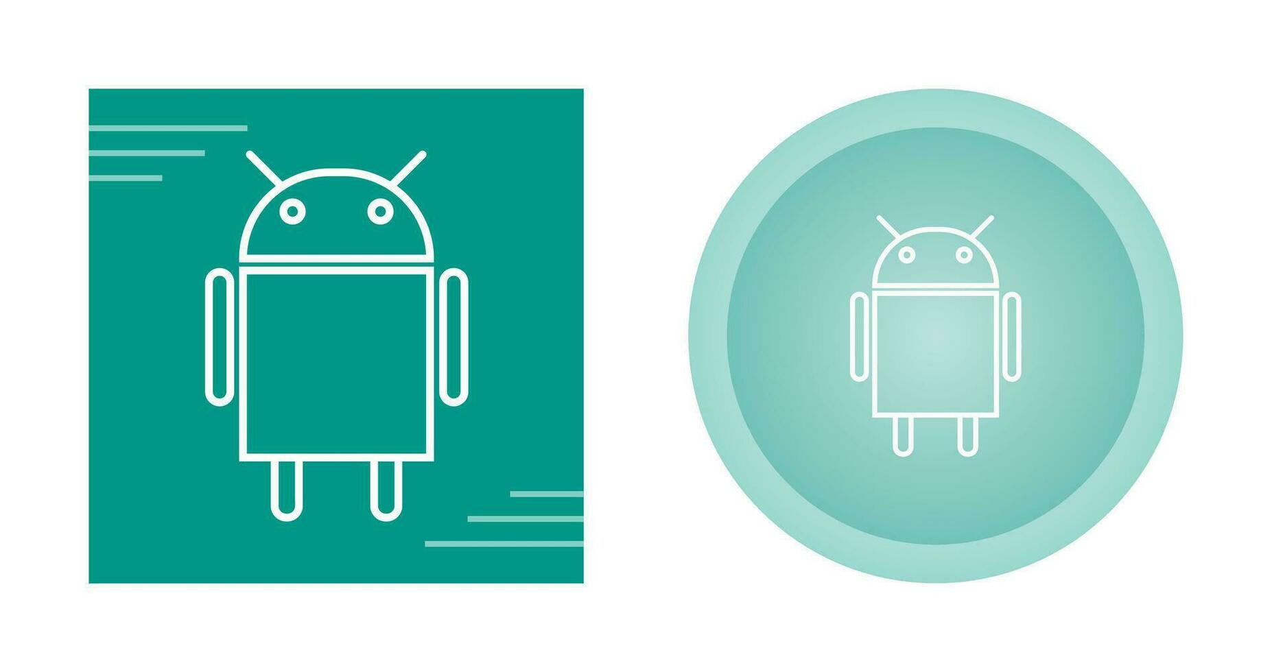 Android-Logo-Vektorsymbol vektor