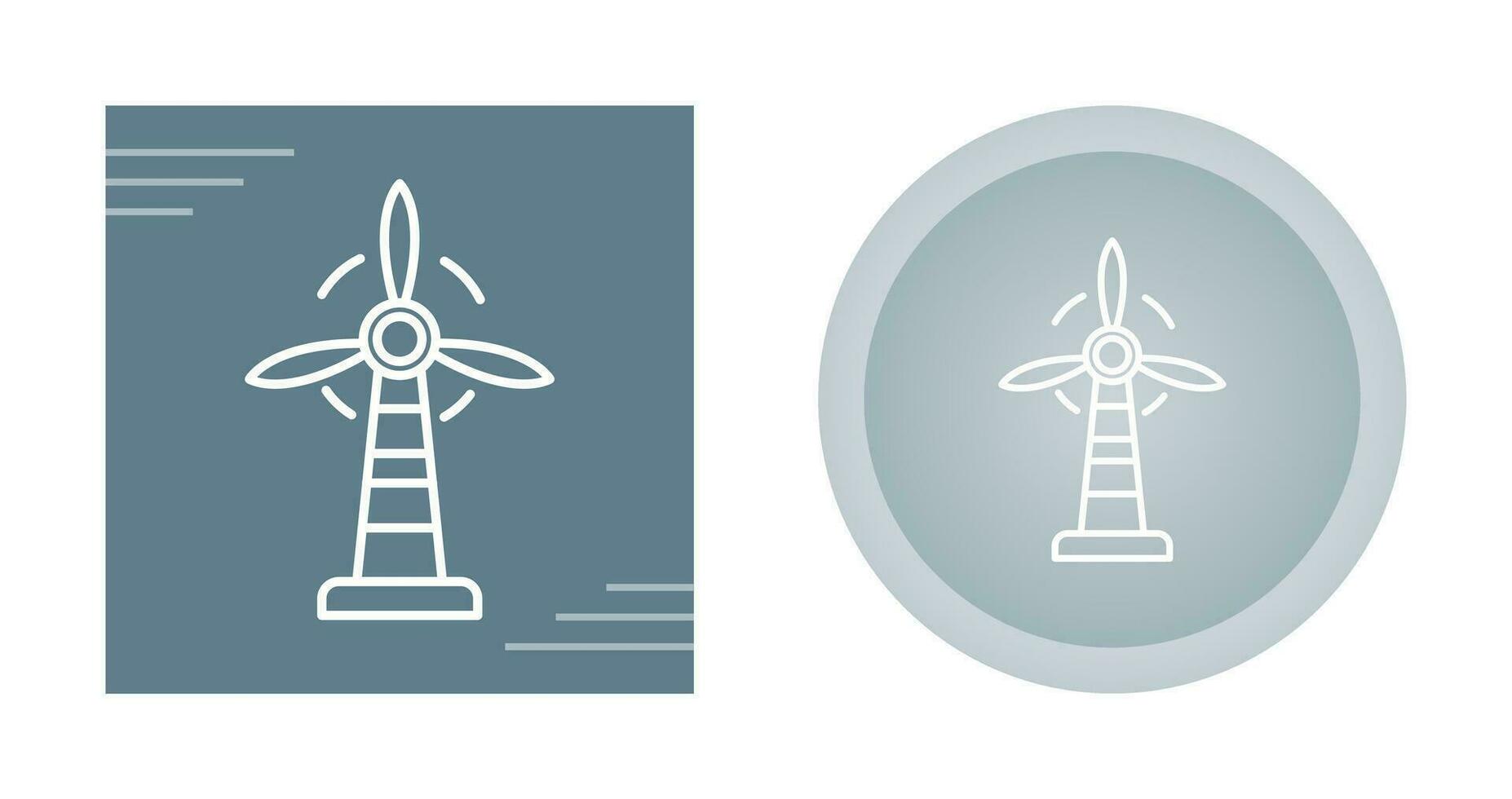 Symbol für Windmühlenvektor vektor