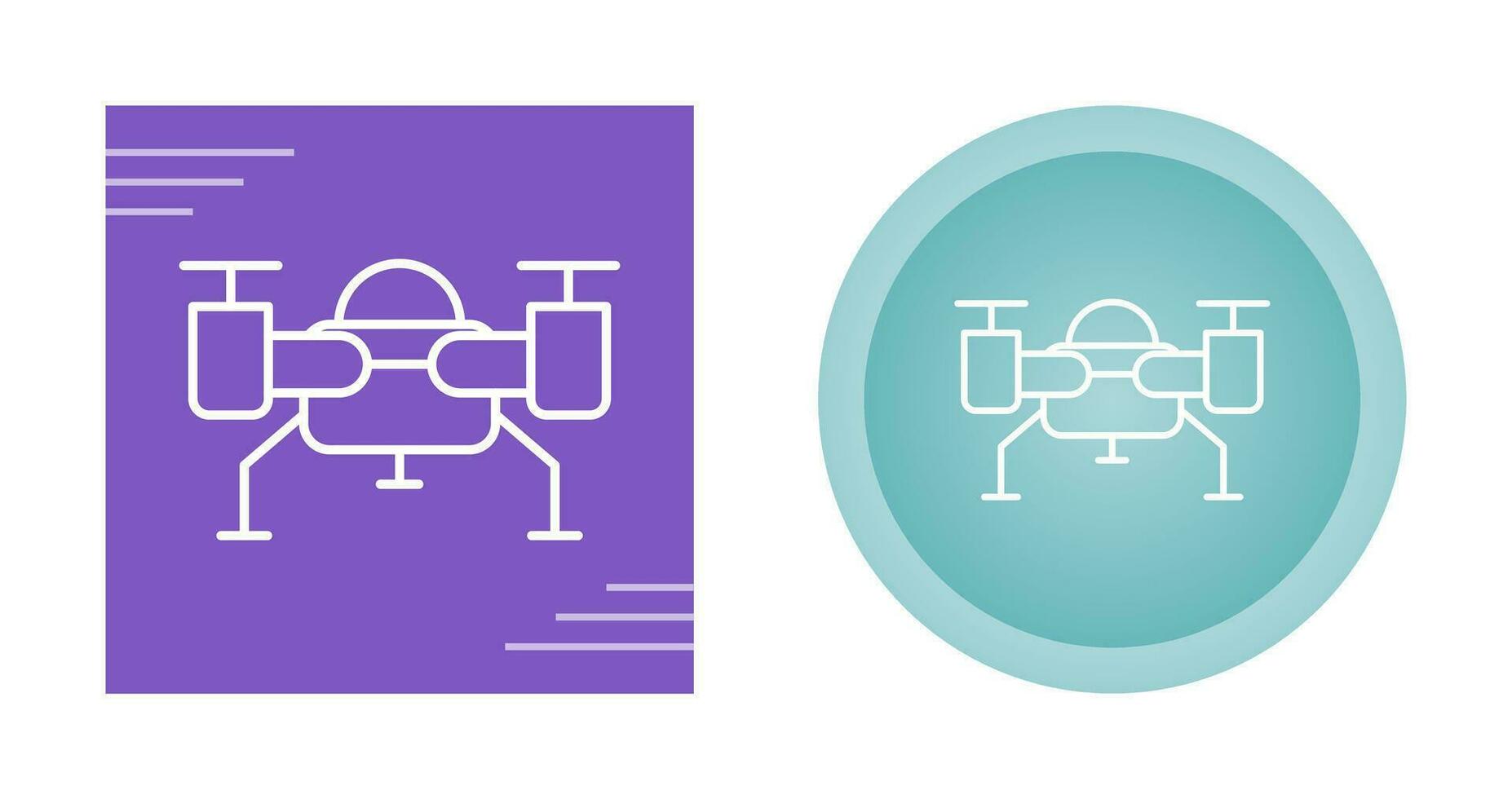 Symbol für Drohnenvektor vektor
