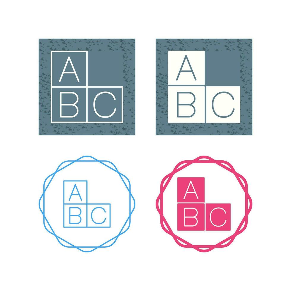 ABC-Vektorsymbol vektor