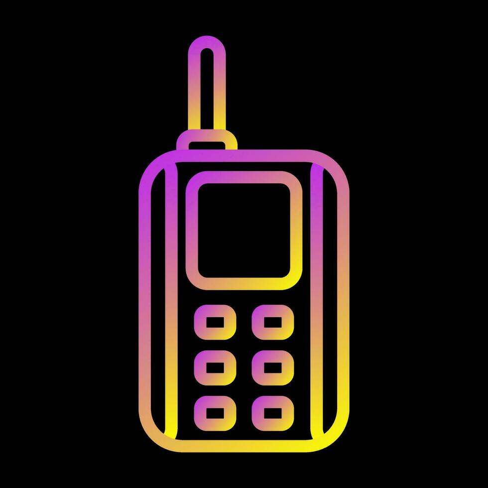 Walkie-Talkie-Vektorsymbol vektor