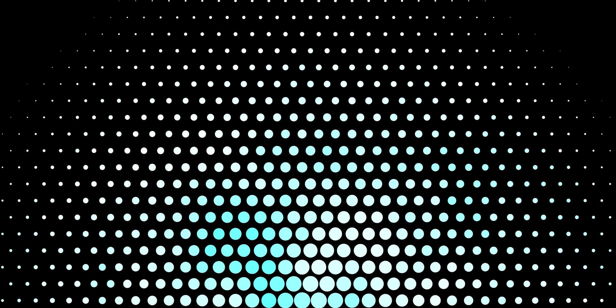 mörkblå vektorbakgrund med bubblor. abstrakta färgglada skivor på enkel lutningsbakgrund. design för affischer, banderoller. vektor