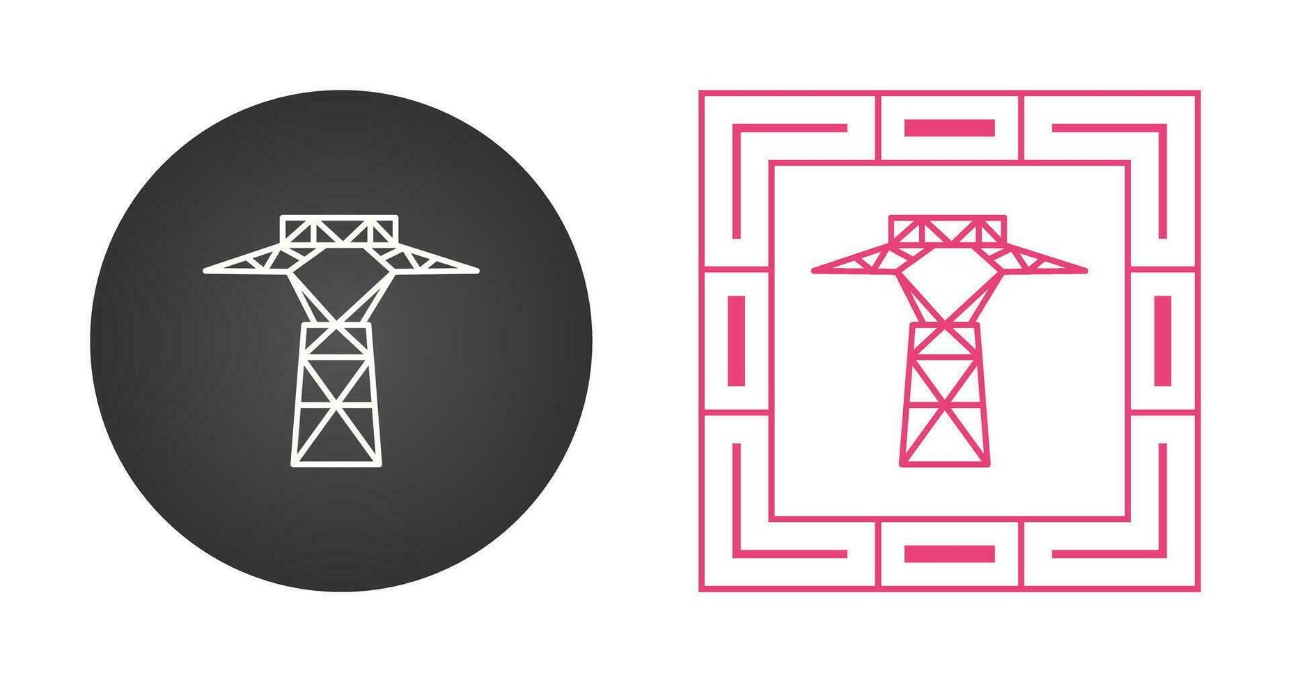 Symbol für Stromleitungsvektor vektor