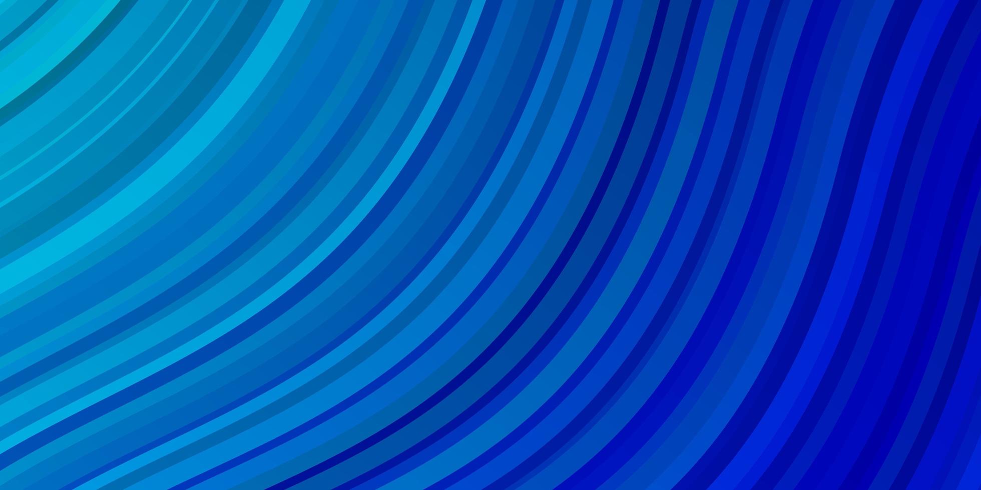 ljusblå vektor bakgrund med kurvor. färgglad illustration i cirkulär stil med linjer. mönster för broschyrer, broschyrer.