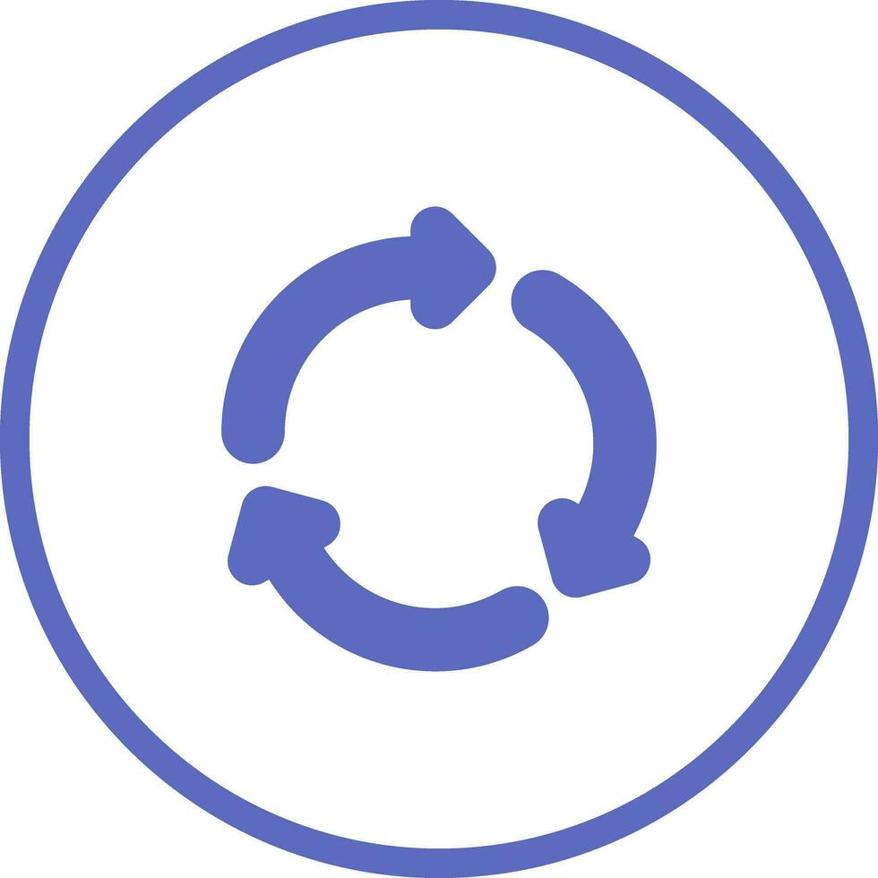 återvinning symbol vektor ikon