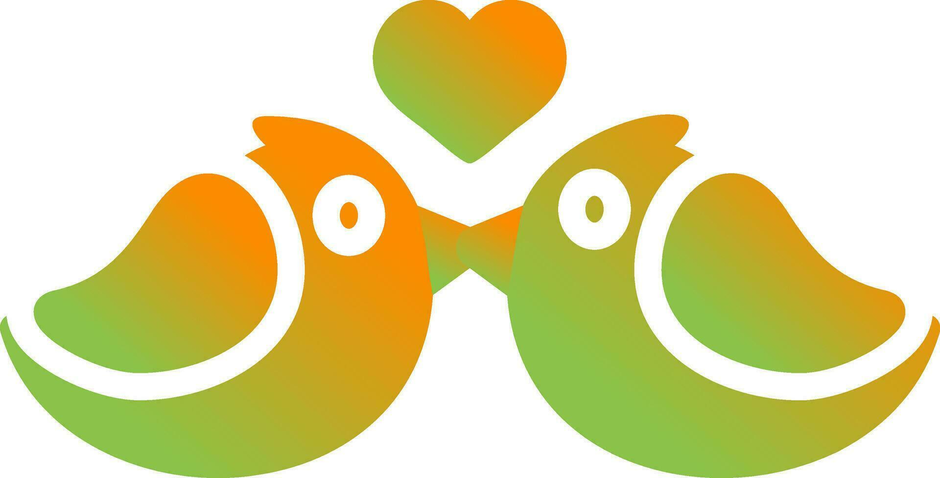 Lovebirds Vektor Symbol