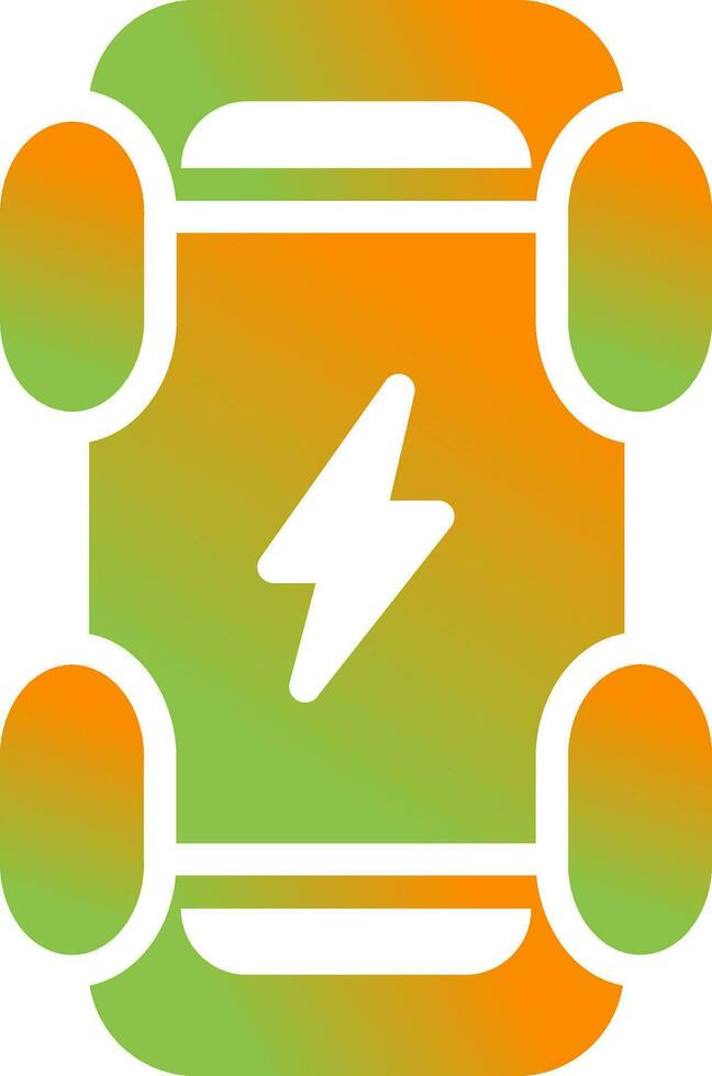 elektrisch Skateboard Vektor Symbol