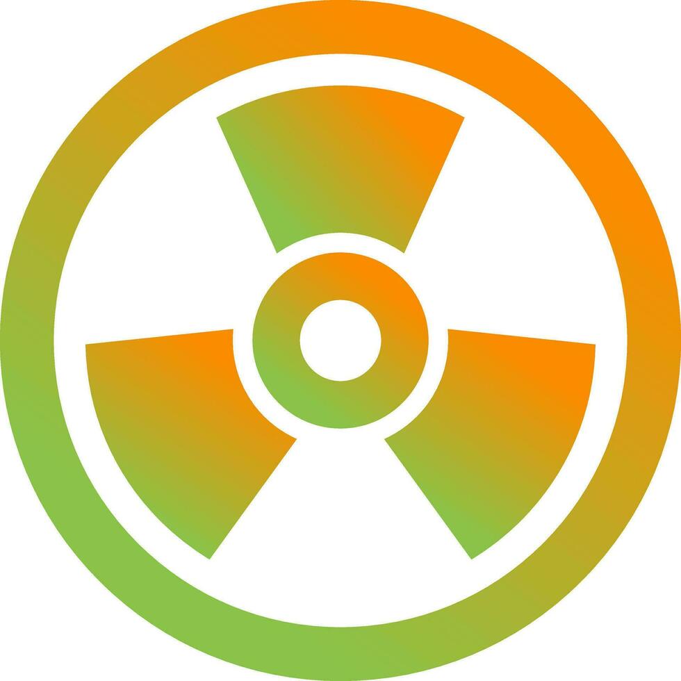 strålnings vektor ikon