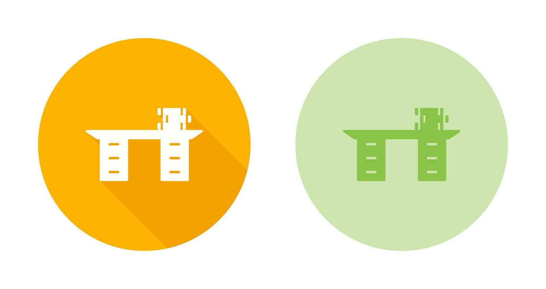 Studieren des Schreibtischvektorsymbols vektor